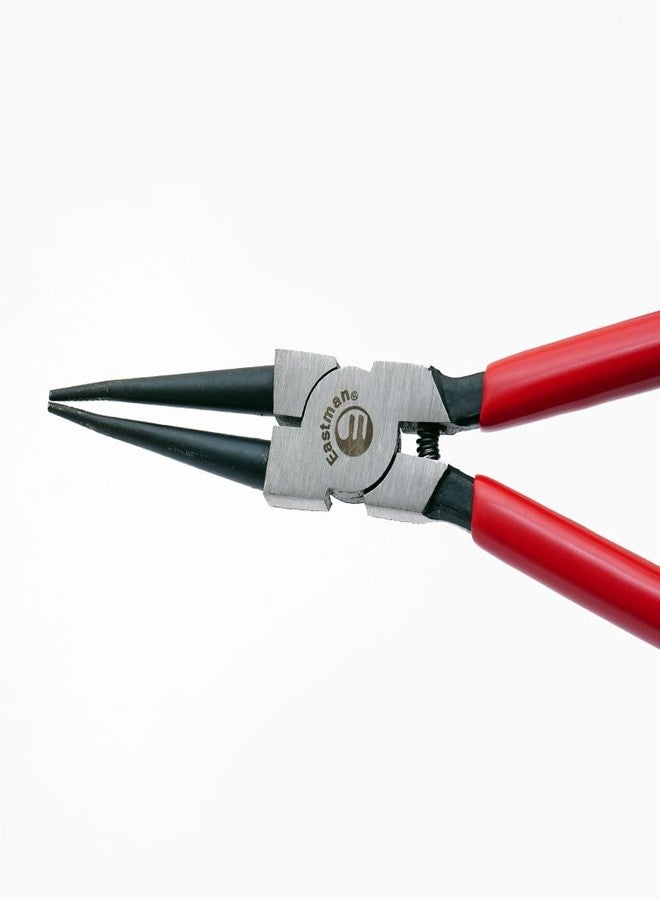 Eastman 7 Inch Circlip Plier Internal Straight Rings on Shafts Alloy Steel Hardened with Ergonomic Grip Electronics Outside Plier Multipurpose Works (E-2034A) - Image 3